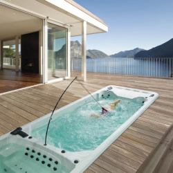 Плавательный СПА бассейн с противотоком Bigeer Гранде 690x240x158см