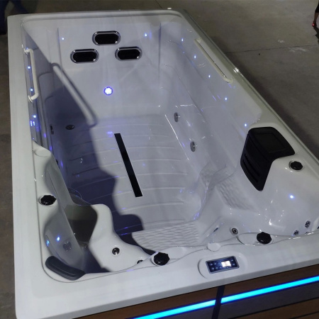 Плавательный СПА бассейн с ламельным противотоком Bigeer Парте